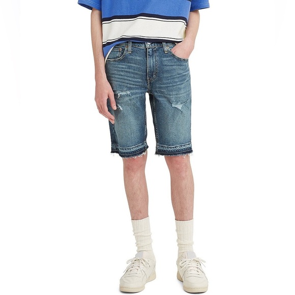 Levi's® 511 Slim Fit 12" Inseam Cut Off Jean Shorts | Size 32 | NEW!!! 🩳💙 - Picture 1 of 7